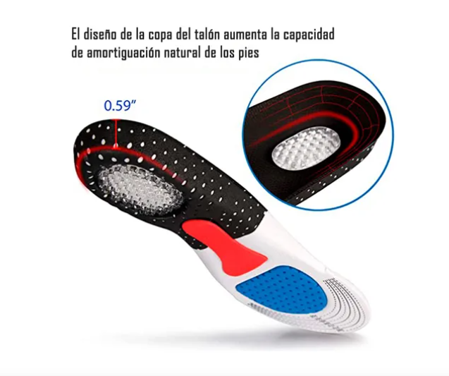 PLANTILLAS ORTOPEDICAS DE GEL FASCITIS