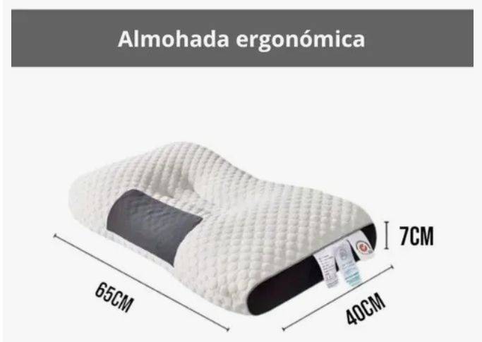 ALMOHADA VISCOELASTICA CON MEMORIA 3D