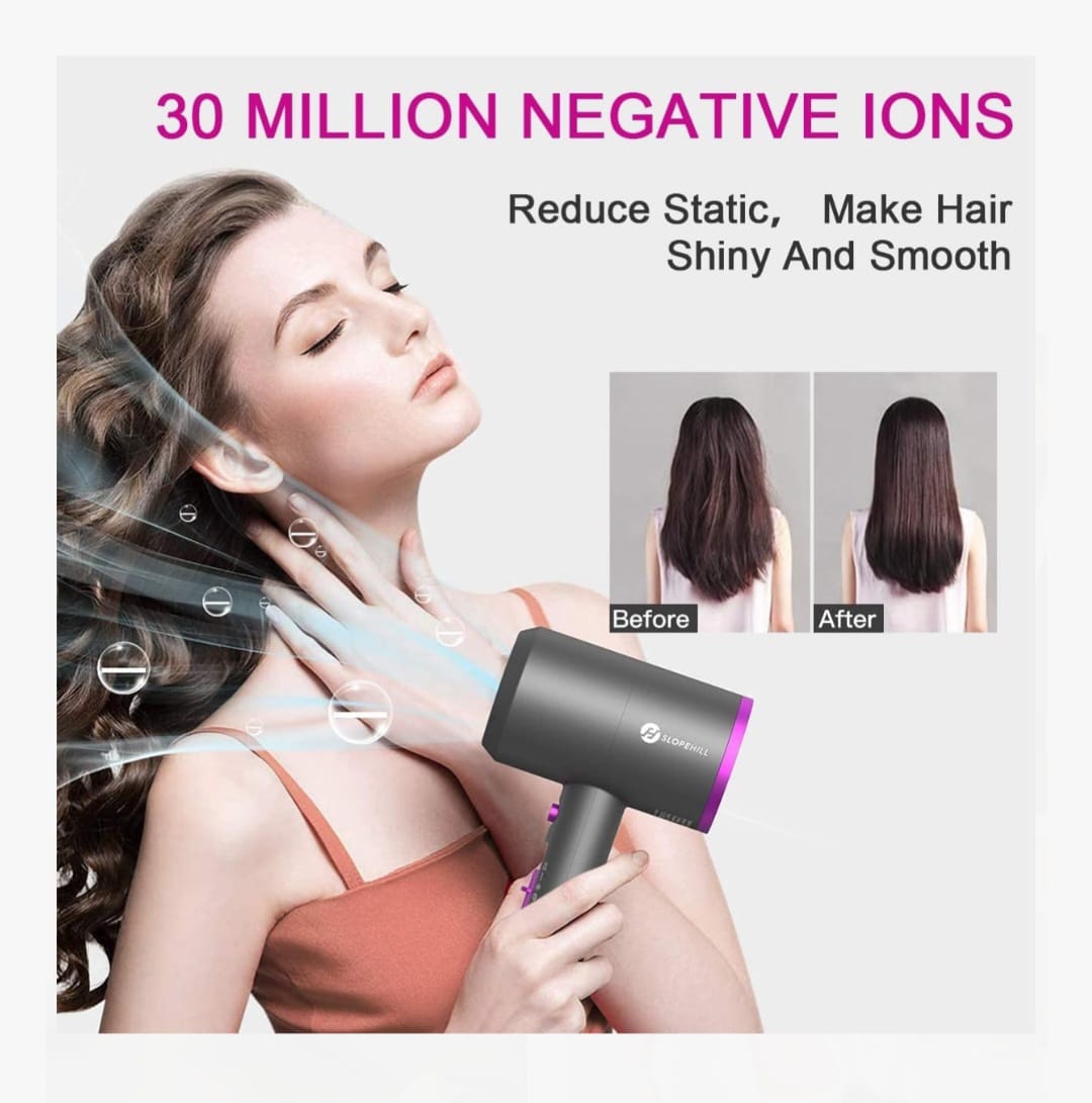 SECADOR DE CABELLO PROFESIONAL - LOMIC SLOPEHILL 1800W