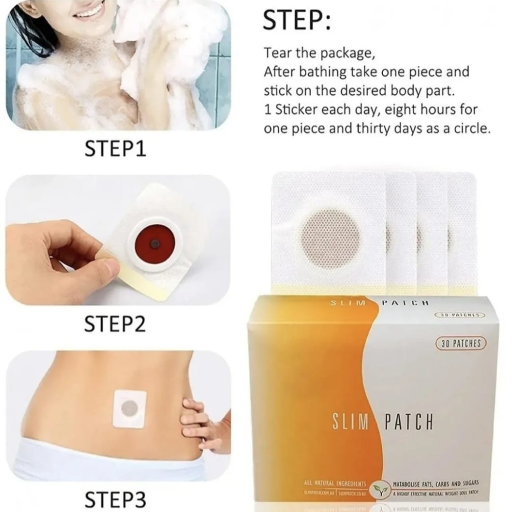 PARCHES ADELGAZANTES PARA REDUCIR ABDOMEN - SLIM PATCH 3